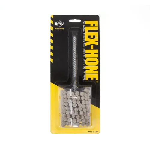 Miniatura 63 de Brush Research BC Flex Hone estándar para cilindros de freno, hidráulica y guías de válvulas, óxido de aluminio, 1-1/8 pulgadas de diámetro, grano