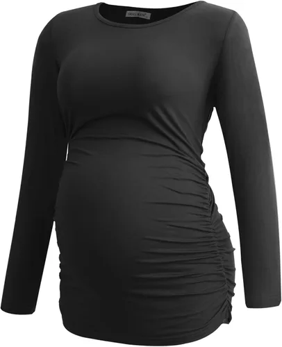 Miniatura 6 de Smallshow - Camisas de maternidad de manga larga para embarazo 3