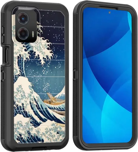 Miniatura 70 de Funda para Moto G Play 4G 2024, cuerpo completo, protección contra caídas, resistente, 3 capas, militar, resistente, duradera, para Motorola Moto G