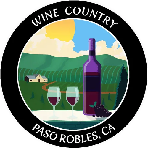 Miniatura 5 de Vinyard - Wine Country - Paso Robles, California 3.5 pulgadas DIY Adhesivo de vinilo adhesivo de aventura vacaciones tema novedad apliques Columbia