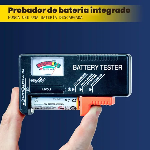 Miniatura 6 de Ontel Battery Daddy - Estuche de almacenamiento y organizador con probador, almacena y protege hasta 180 baterías, doble cara, diseño duradero
