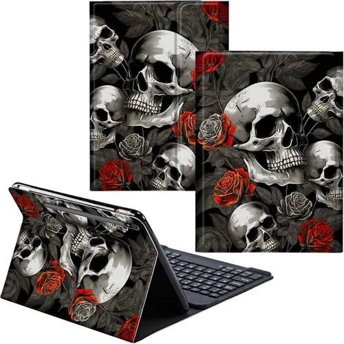 Miniatura 96 de Funda para Samsung Galaxy Tab S6 Lite 2022/2020 Teclado inalámbrico desmontable y cubierta de cuero PU Funda protectora para Samsung Galaxy Tab S6