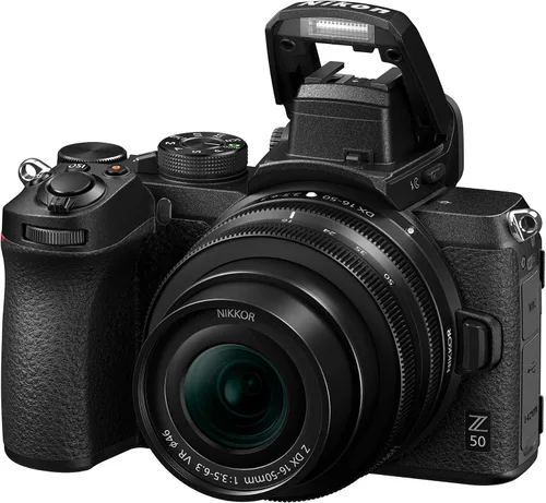 Miniatura 9 de Nikon Z 50 con lente de zoom gran angular Cámara compacta sin espejo para fotos/vídeos con lente de 16-50mm Modelo Nikon USA