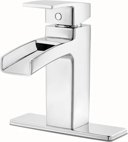 Miniatura 4 de Pfister Kenzo Llave para baño, sin plomo, de 4 pulgadas, centrada., LG42-DF0C Cromo pulido