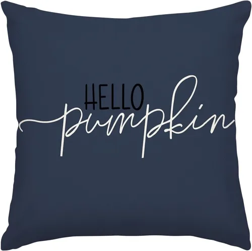 Miniatura 10 de RABUSOFA Fundas de Almohada de Otoño 18x18 Pulgadas, Almohadas Decorativas de Otoño Hello Pumpkin, Funda de Cojín para Exteriores de Acción