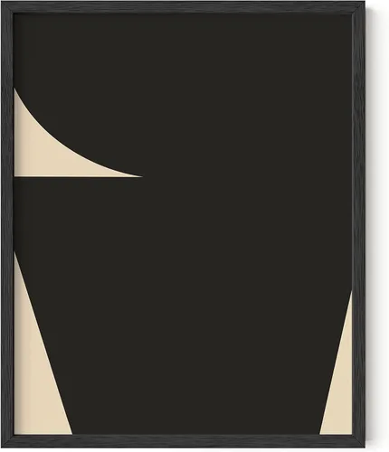 Miniatura 24 de HAUS AND HUES Póster de arte abstracto negro, impresión de pared abstracta negra, arte geométrico, decoración de arte abstracto, decoración de pared