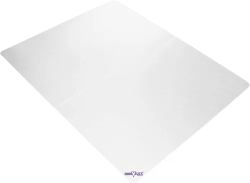 Miniatura 6 de Marvelux Tapete antideslizante para silla para suelos duros, 45 x 53 pulgadas, protector de suelo de madera dura de oficina blanco duradero