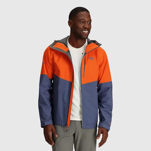 Miniatura 5 de Outdoor Research Chaqueta Foray II para hombre - Impermeable y resistente al viento con capucha