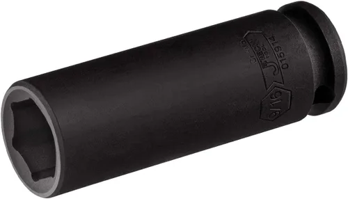 Miniatura 9 de Jetech Enchufe de impacto profundo de 3/8 de pulgada de 1/2 pulgada, acero de aleación de molibdeno cromado tratado térmicamente, diseño de 6