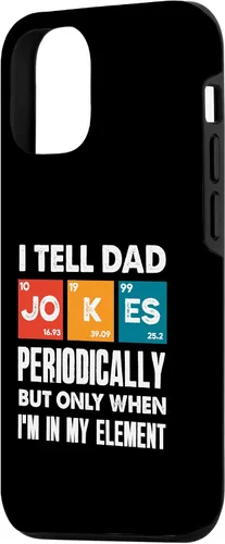 Miniatura 2 de Funda para iPhone 12/12 Pro I Tell Dad Jokes Periódicamente Divertida funda para papá