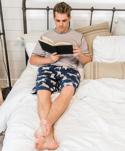 Miniatura 60 de Lazy One - Pantalones cortos de pijama para hombre, ropa de dormir