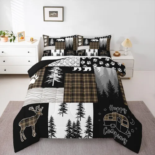 Miniatura 31 de Erosebridal Juego de ropa de cama con diseño de mariposas de dibujos animados, decoración de habitación de niñas, animales salvajes, mariposas rosas