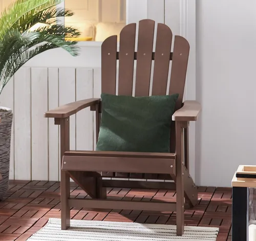 Miniatura 7 de Adirondack - Sillas resistentes a la intemperie, silla de hoguera para patio, sillas de exterior resistentes, sillas de césped, fácil montaje, 350