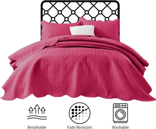 Miniatura 103 de MOONLIGHT20015 Edredón tamaño King (106 x 96 pulgadas) con 2 fundas de almohada (20 x 36 + 2 pulgadas) para todas las estaciones, juego de cama Azul