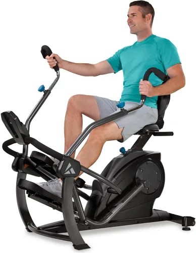 Miniatura 7 de Teeter FreeStep Recumbent Cross Trainer Stepper, Zero-Impact Exercise Bike Alternative w/Patented Physical Therapy Stride, Up to 350lb, Free App