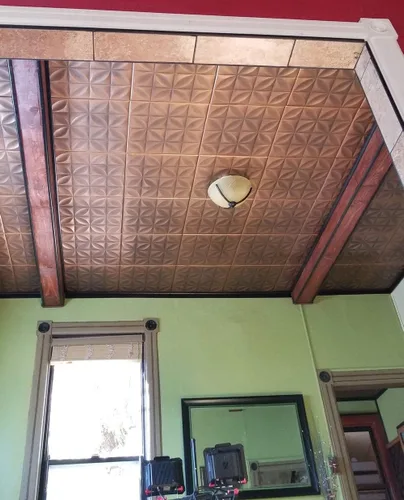 Miniatura 4 de À LA MAISON CEILINGS R103 Perceptions - Azulejo de techo de espuma (21.6 pies cuadrados/caja), paquete de 8, color blanco liso