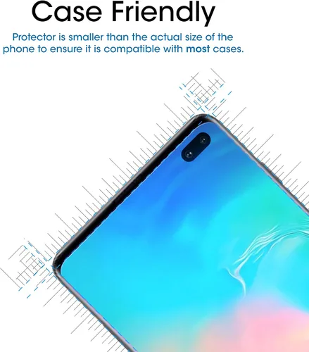 Miniatura 7 de amFilm Protector de pantalla Ultra Glass para Galaxy S10 Plus, vidrio templado, paquete de 2