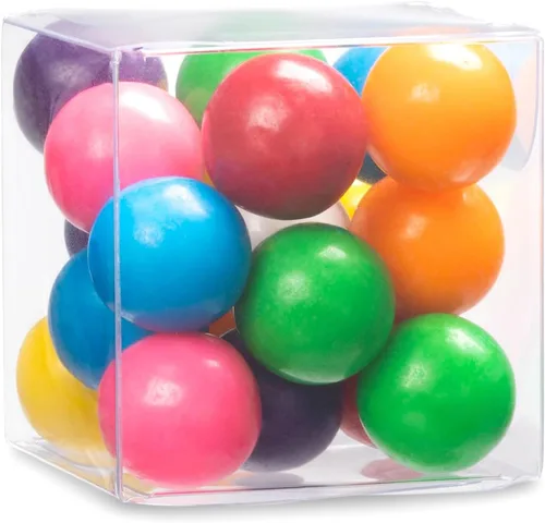 Miniatura 10 de Hammont Cajas de plástico PET transparentes – Contenedores de almacenamiento transparentes para recuerdos de fiesta, regalos, galletas, adornos