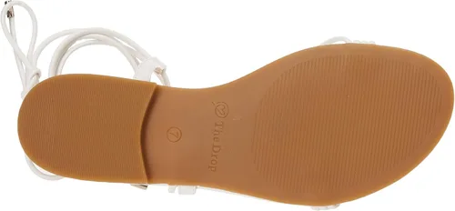Miniatura 3 de The Drop Sandalias planas Samantha con cordones para mujer