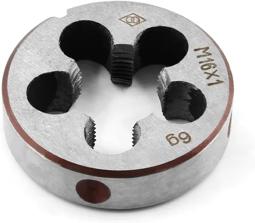 Miniatura 13 de M20 x 1,5 rosca métrica derecha muere para roscado, rosca de 0.787 in y paso de 0.059 in, acero de aleación