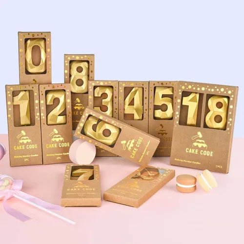 Miniatura 5 de Velas de 7 cm de Oro Cristal Número 17 para Pastel de Cumpleaños, Velas de Oro y Número para Celebración de Fiesta