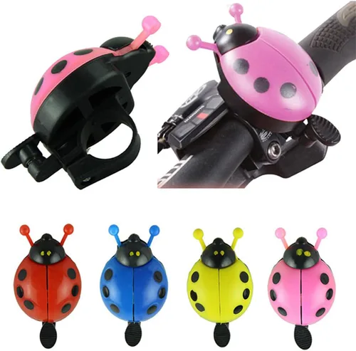 Miniatura 6 de Garneck Campana de bicicleta de mariquita, campana de bicicleta para niños, campana de bicicleta clásica, campana para pulgar, radiador eléctrico