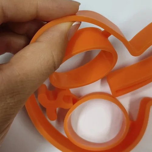 Miniatura 3 de Molde de tortilla de desayuno de silicona para huevo, para panqueques, herramienta de cocina, accesorios de cocina, Gadget Molde de huevo (conejo)