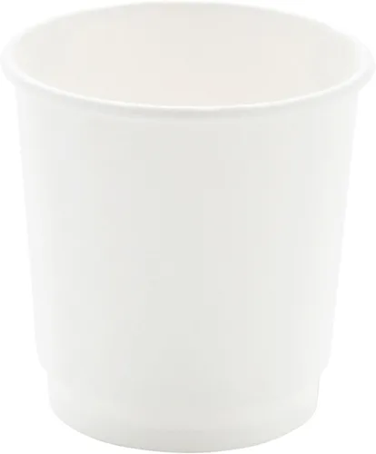 Miniatura 64 de Restaurantware Tazas de café de papel de 4 onzas, 25 tazas de papel desechables de doble pared, a prueba de fugas, reciclables, tazas calientes