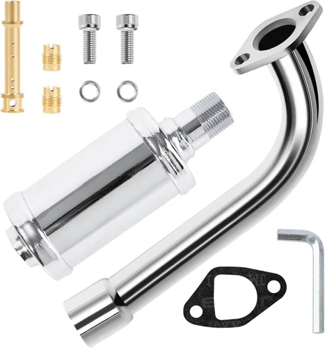 Miniatura 7 de Kit de tubo de cabecera de escape SOFO - para piezas de rendimiento Predator 212 para motor de 196cc 224cc 200cc GX160 GX200 6.5HP Coleman CT200u