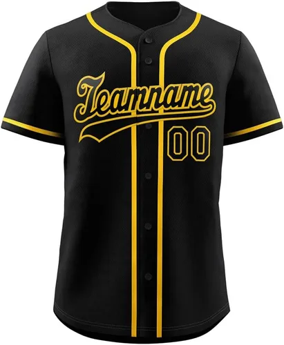 Miniatura 19 de Camisetas de béisbol personalizadas para hombres, mujeres, niños, camisetas con botones, personalizadas, número de nombre impreso o cosido
