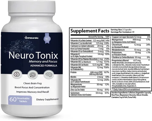 Miniatura 2 de NeuroTonix Support Healthy Memory 2 Packs - 60 días de suministro
