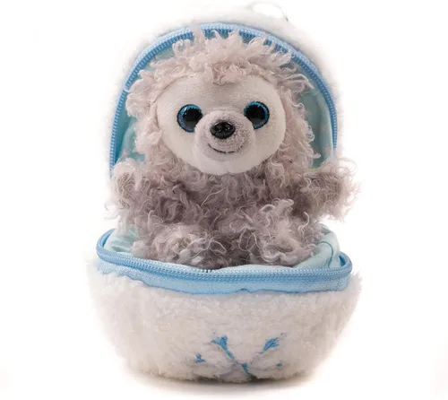 Miniatura 18 de Plushland Bola de Nieve Animal de Peluche con Cremallera Animales de Peluche Lindos Surtido de Juguetes Blandos para Novia, Familiares y Amigos