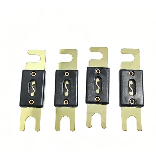 Miniatura 2 de Fusible ANL de 160 A, 160 A, 32 V, fusible ANL chapado en oro de 160 A, adecuado para sistema de radio de automóvil y audio y video (paquete de 4)