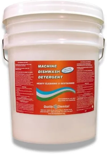 Miniatura 7 de Detergente para lavavajillas de grado industrial comercial – Un detergente de grado premium para lavavajillas de baja o alta temperatura, caja de 4