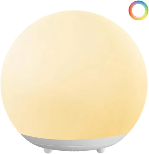 Miniatura 9 de Luz nocturna para bebé, luz nocturna recargable con control táctil con atenuación continua y cambio de color 7 RGB, luz suave y portátil para huevos