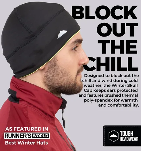 Miniatura 3 de Skull Cap Helmet Liner Running Beanie - Winter Thermal Under Helmet Cycling Head Hat - Ultimate Moisture Wicking Performance