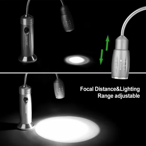 Miniatura 4 de Luz magnética ultrabrillante para parrilla con luces LED superbrillantes, regalos para hombres y padres, luz flexible de cuello de cisne
