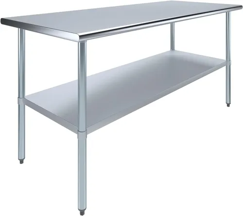 Miniatura 35 de Mesa de trabajo de acero inoxidable, mesa de metal