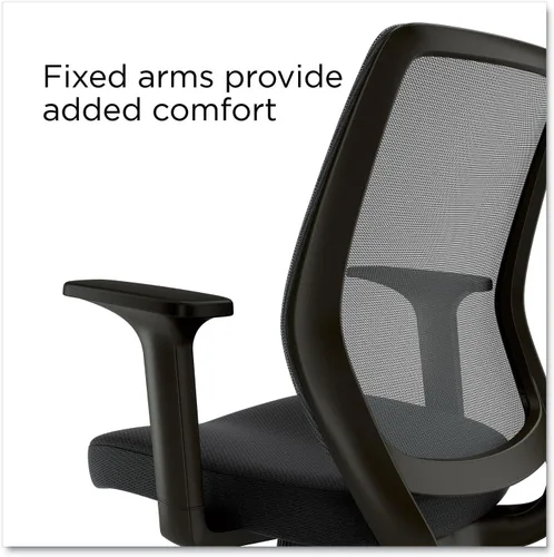 Miniatura 8 de Alera Wessex - Silla ergonómica de malla para oficina, silla giratoria de escritorio para computadora, altura de asiento ajustable, soporta hasta