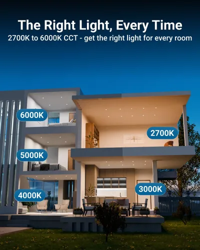 Miniatura 6 de Sunco Paquete de 12 unidades de iluminación empotrable LED de 3 pulgadas, lámpara de techo de montaje empotrado ultra delgada sin lata con caja