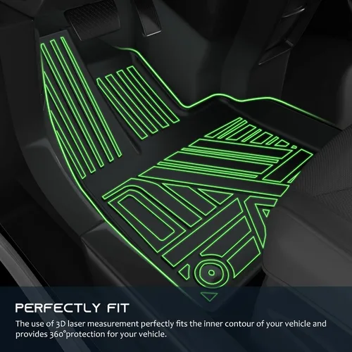 Miniatura 5 de ASLONG Alfombrillas de automóvil de 5 asientos para Toyota RAV4 2019, 2020, 2021, 2022 2023, forro de primera y 2ª fila, juego completo delantero