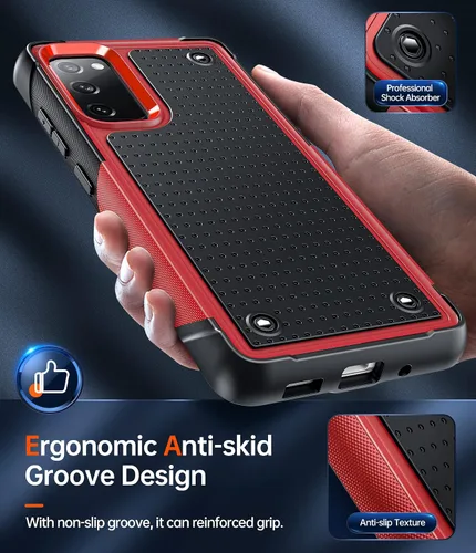 Miniatura 3 de LeYi Funda para S20 FE 5G: Funda para teléfono Galaxy S20 FE 5G con protectores de pantalla [2 unidades], resistente a prueba de golpes, de doble