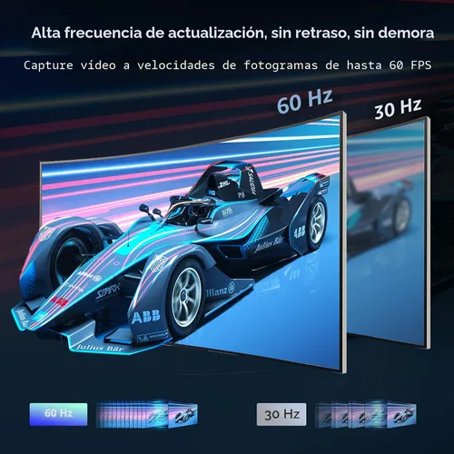Miniatura 6 de XIIXMASK Tarjeta de captura de video, tarjeta de captura de audio y video, tarjeta de captura USB 3.0 4K HDMI Loop-Out, 1080P 60FPS/2K 30FPS captura