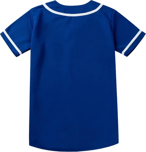 Miniatura 5 de EALER BJW80 Series Women's Baseball Jersey Softball Jersey Button Down Shirts
