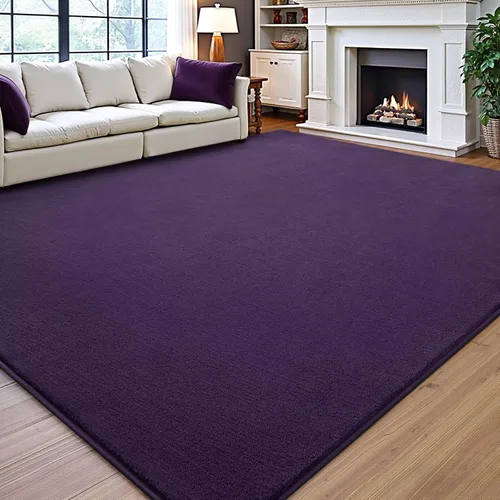 Miniatura 22 de Vasofe Alfombra de pasillo negra de 2 x 4 pulgadas, alfombra antideslizante de espuma viscoelástica gruesa para interiores, para guardería