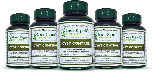 Miniatura 11 de Green Organic Supplements Quiste, quiste mamario, 90 VCaps, alta absorción, sin OMG, sin gluten (paquete de 1)
