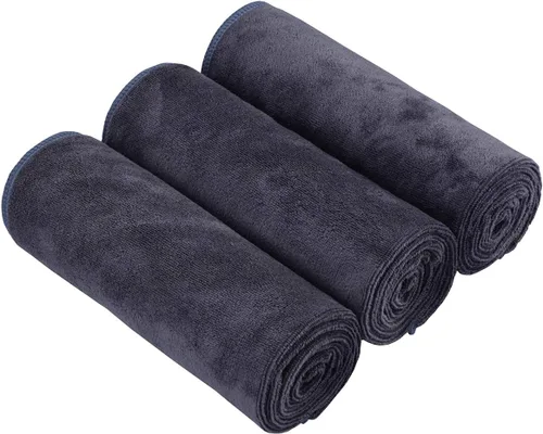 Miniatura 10 de HOPESHIN - Toallas de yoga para gimnasios, toallas de microfibra absorbente para hombres y mujeres, suaves, de secado rápido, paquete de 3, 16 x 32