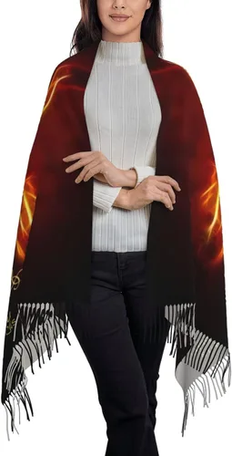 Miniatura 2 de Fyzelod Bufandas para mujer, chal de cachemira suave, envolturas grandes, regalos religiosos