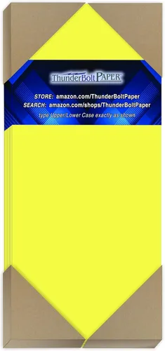 Miniatura 19 de 100 cartulina de color amarillo neón brillante fluorescente – 8.5 x 11 pulgadas (8.5 x 11 pulgadas) letra estándar Tamaño del volante – Papel