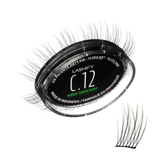 Miniatura 31 de Lashify Curl - Extensiones de pestañas Gossamer DIY de 0.394 pulgadas, color negro, pestañas postizas fáciles para un aspecto natural
